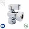Thrifco Plumbing 1/2 Inch FIP x 1/2 Inch Slip Joint Quarter Turn Brass Angle Stop Valve 4406460 - alternate 1